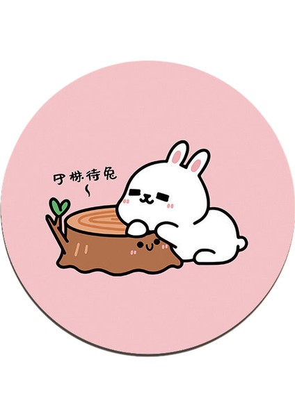 Karikatür Anime Yuvarlak Mouse Pad (Yurt Dışından)