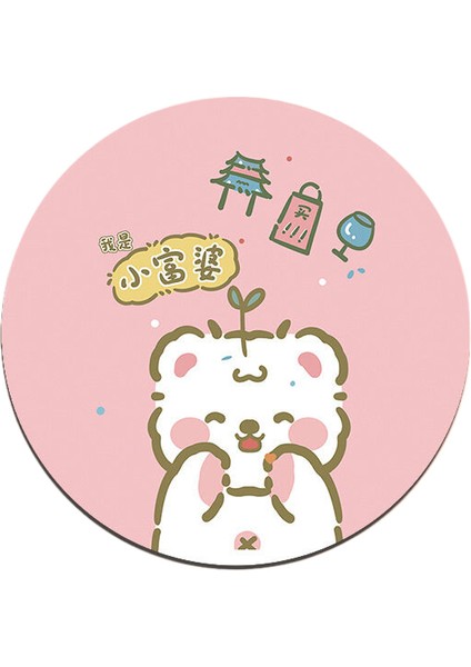Karikatür Anime Yuvarlak Mouse Pad (Yurt Dışından)