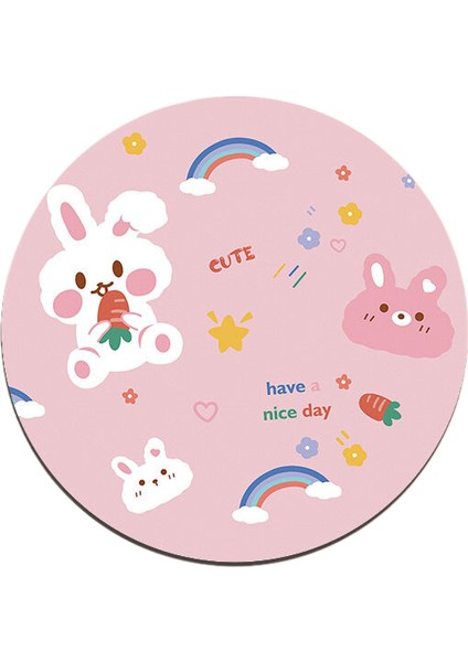 Karikatür Anime Yuvarlak Mouse Pad (Yurt Dışından)