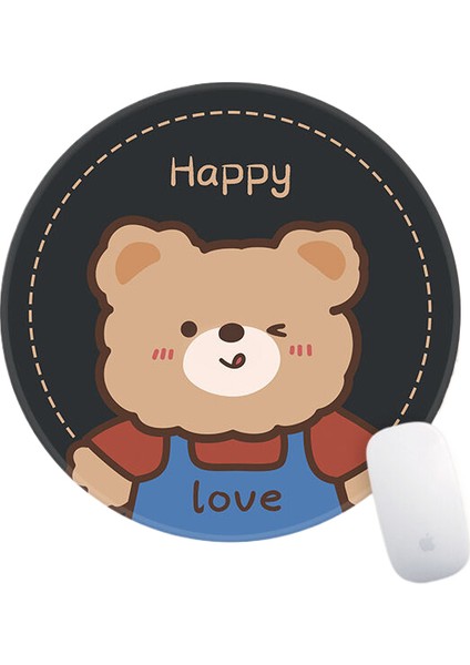 Küçük Yuvarlak Ofis Bilgisayarı Dizüstü Mouse Pad (Yurt Dışından)