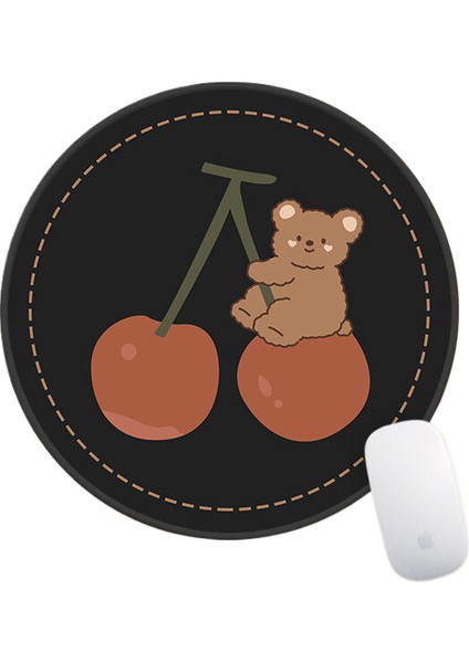 Küçük Yuvarlak Ofis Bilgisayarı Dizüstü Mouse Pad (Yurt Dışından)