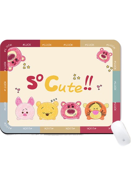 Karikatür Animasyon Ofisi Kalınlaştırılmış Mouse Pad (Yurt Dışından)