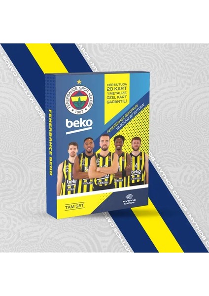 Fenerbahçe Erkek Basketbol Tam Set Sezon Kartları - Kutu modelleri