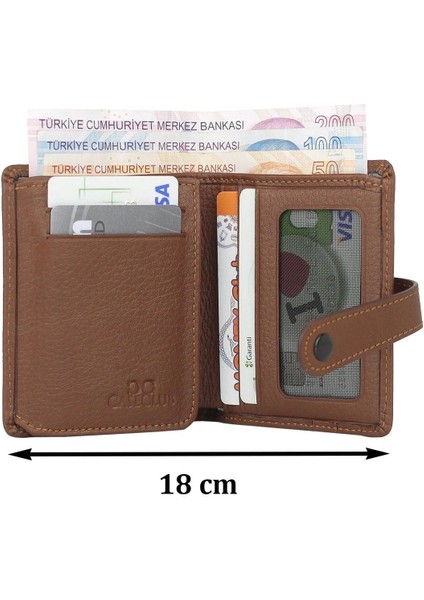 Deri Unisex Slim Kartlık Cüzdan Case Club