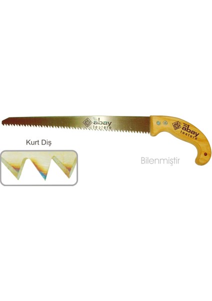 Kurt Diş Bağ Testere 35 cm - Ahşap Sap