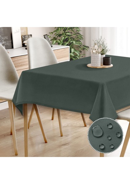 Canvas Sıvı Geçirmez Leke Tutmaz Füme Masa Örtüsü