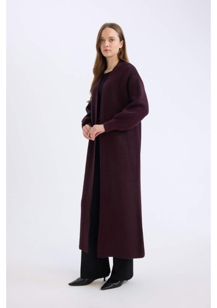 Regular Fit Basic Düz Uzun Triko Hırka D4367AX24WN fiyatları