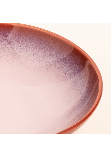 Fonte Stoneware Çukur Tabak 22X22X6 cm Fuşya fırsatları
