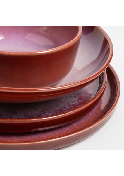 Fonte Stoneware Pasta Tabağı 17X17X2 cm Fuşya indirimleri