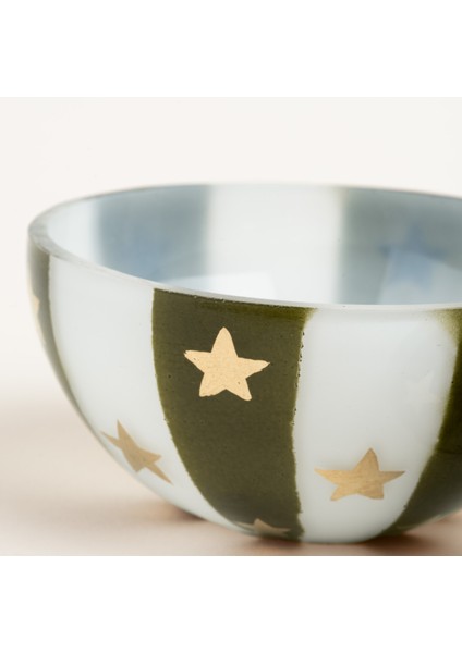 Aravalı Cam Dekoratif Kase 8X8X8 cm Yeşil fırsatları