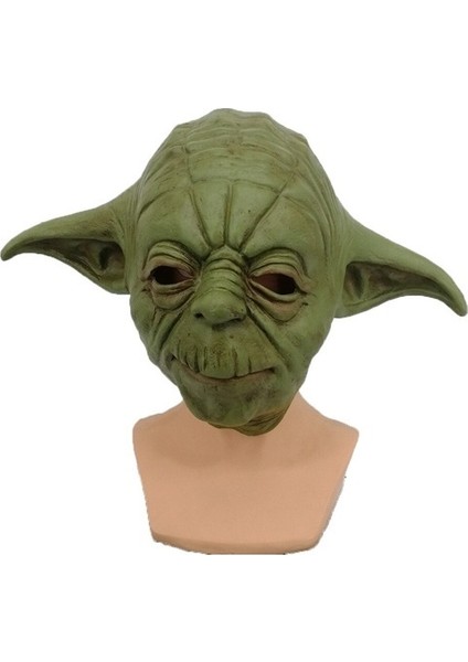 Usta Yoda Maskesi Cosplay Kostüm Lateks Maske (Yurt Dışından)