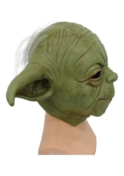 Usta Yoda Maskesi Cosplay Kostüm Lateks Maske (Yurt Dışından)