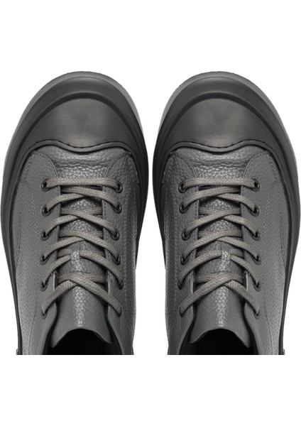 Gri Hakiki Deri Erkek Sneaker - E24S1AY57136-B43 indirimleri