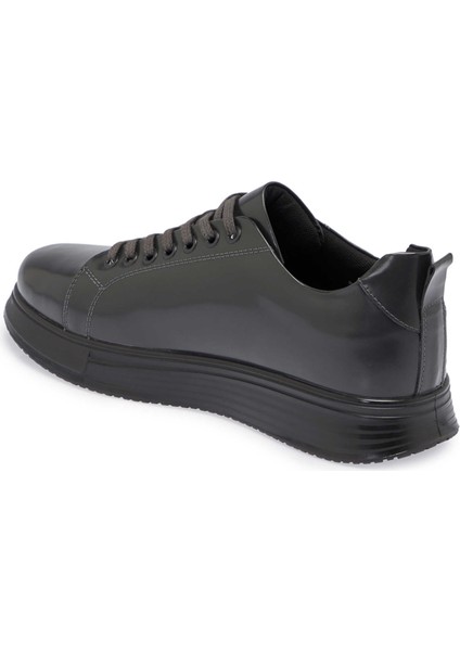 Gri Hakiki Deri Erkek Sneaker - E24S1AY57141-E0N fiyatları