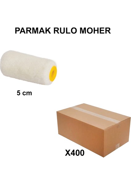 Izmir Fırça Arge Toptan Parmak Rulo Moher Yedek (Tekli) 5cm -400 Adet 012912