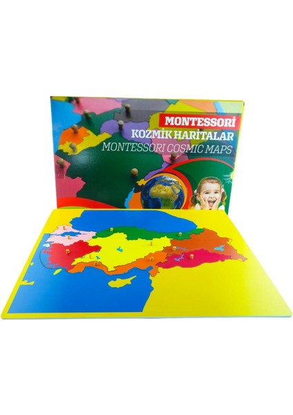 Montessori Türkiye Bölgeler haritası Puzzle