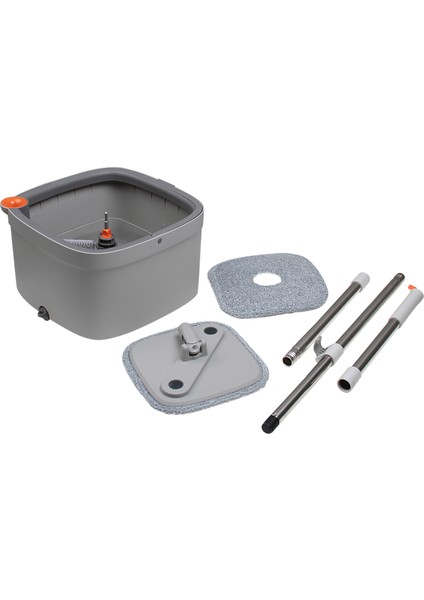 Aydsan Ultra Spin Mop+ Kirli Su Temiz Su Ayıran Yeni Nesil Temizlik Seti Yedek Mop Hediyeli