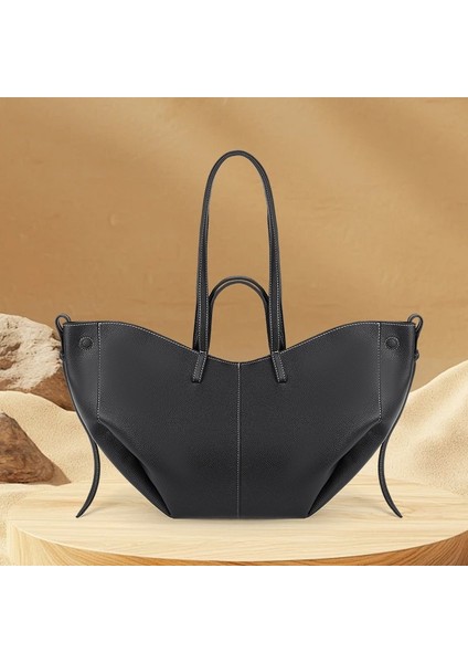 Çantalar Kadın Kanat Çanta Büyük Kapasiteli Kore Tarzı Omuz Çantası Çok Yönlü Tote Çanta High-End Çanta Trendy (Yurt Dışından)