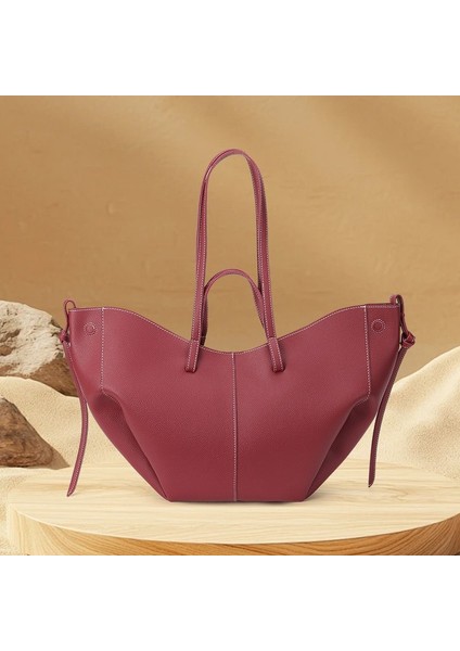 Çantalar Kadın Kanat Çanta Büyük Kapasiteli Kore Tarzı Omuz Çantası Çok Yönlü Tote Çanta High-End Çanta Trendy (Yurt Dışından)