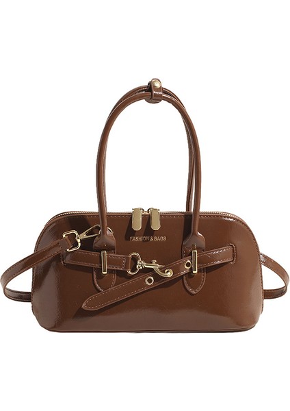 Moda Retro Koltuk Altı Kabuk Çanta Taşınabilir Banliyö Çantası Kadınlar Için Sonbahar Yeni Basit Büyük Kapasiteli Crossbody Çanta (Yurt Dışından)