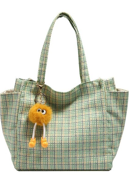 Batı Tarzı Küçük Taze Ekose Çanta Yeni Moda Omuzdan Askili Çanta Kadın Rahat Kişilik Basit (Yurt Dışından) fiyatları