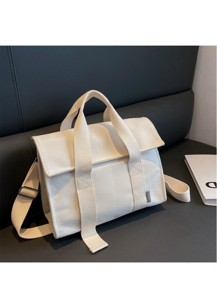 Tote Kadın Çantası Moda Kanvas Çanta Dıy Desen Rahat Işe Gidiş Geliş Tek Omuz Çapraz Vücut Çevre Dostu Çanta Büyük Kapasiteli Çanta (Yurt Dışından)