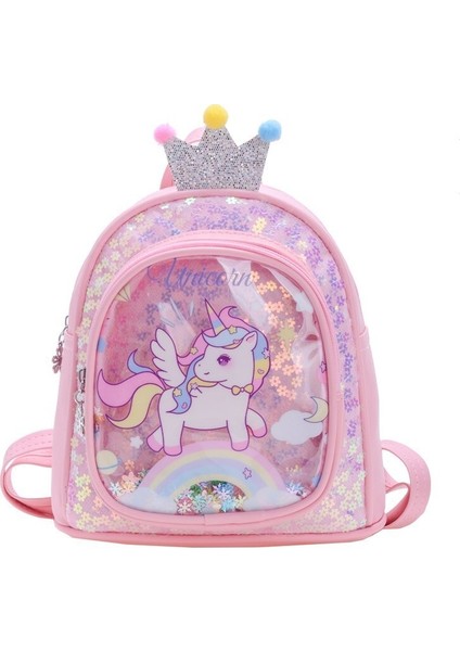 Pullu Anaokulu Hediye Küçük Okul Çantası Çocuk Sırt Çantası Kadın Mini Karikatür Pony Payet Prenses Çantası (Yurt Dışından) fiyatları