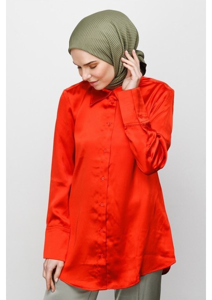 Soft Yeşil Pilise Eşarp