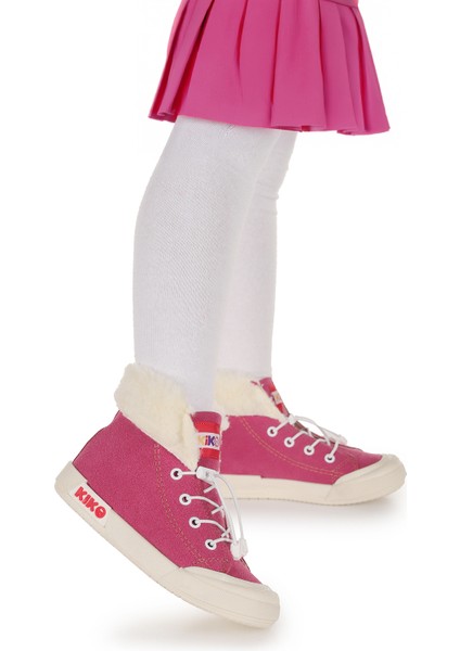 Tigge Günlük Lastikli Kız Çocuk Bot Ayakkabı Fuşya modelleri