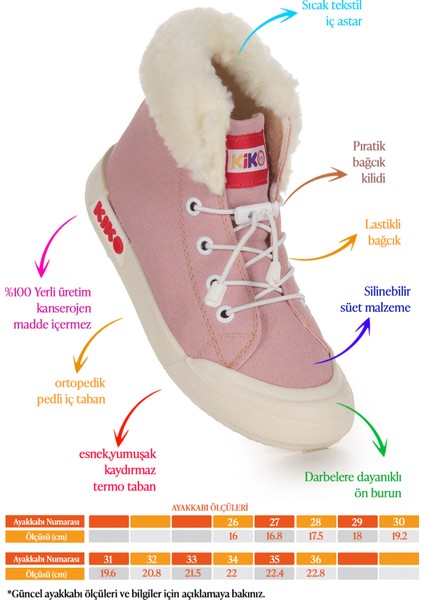 Tigge Günlük Lastikli Kız Bebek Bot Ayakkabı fiyatları