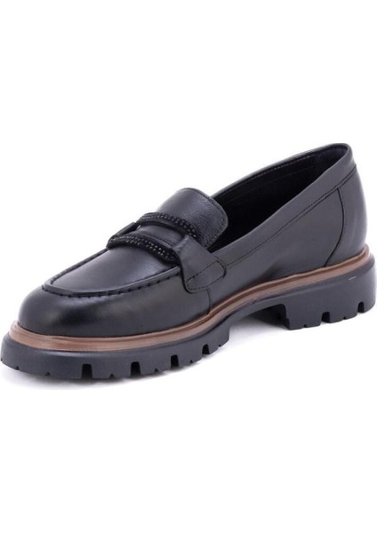 2412904Y Kadın Deri Loafer Ayakkabı fırsatları