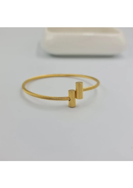 Gold Burgu Hasır Model Erkek Bileklik modelleri