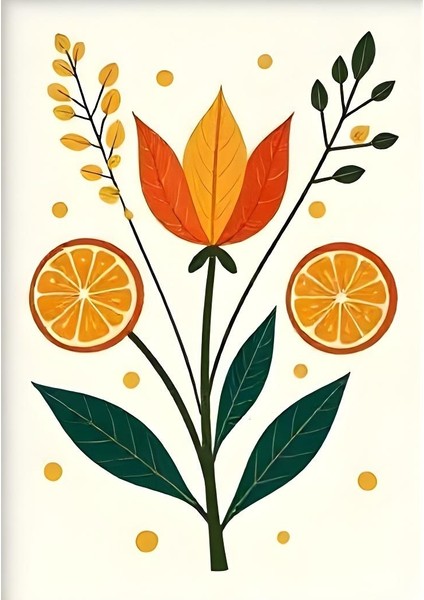 Matisse - Boho - Art Deco - Soyut - Doğa ( 3 Lü Çerçevesiz ) Poster - Afiş - Tablo KR2C00109/