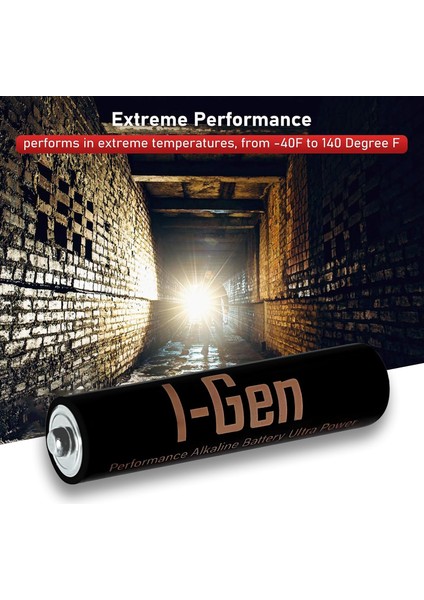 I-Gen A114 Ultra Alkalin AA Kalem Pil 40'lı Paket LR6 1.5V