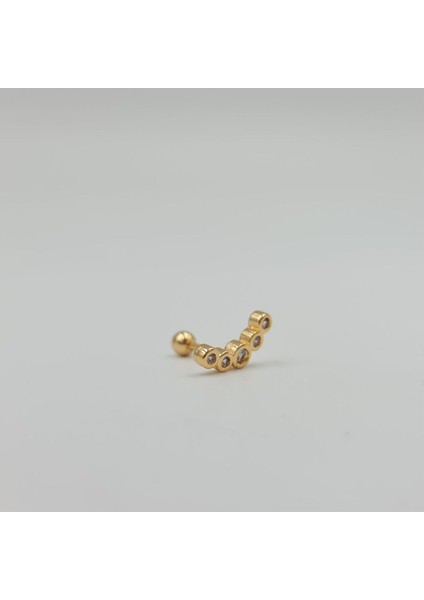 Cerrahi Çelik Taşlı Küpe Tragus Helix Kıkırdak Piercing fiyatları