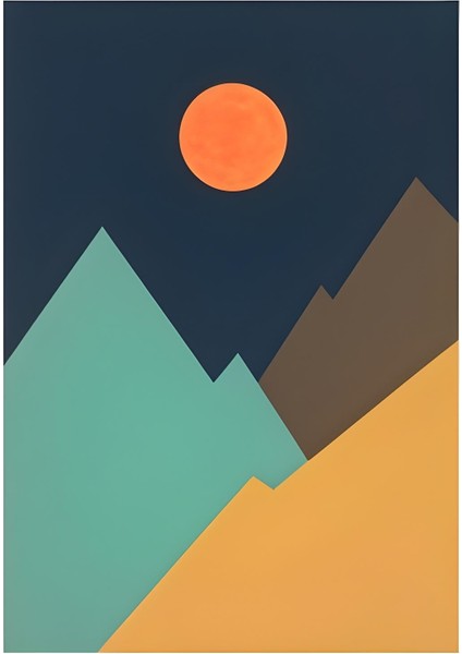 Matisse - Boho - Art Deco - Soyut - Doğa ( 3 Lü Çerçevesiz ) Poster - Afiş - Tablo KR2C00772/