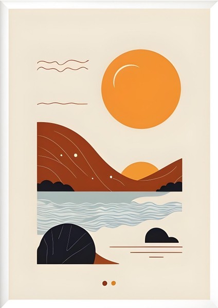 Matisse - Boho - Art Deco - Soyut - Doğa ( 3 Lü Çerçevesiz ) Poster - Afiş - Tablo KR2C00166/ fiyatları