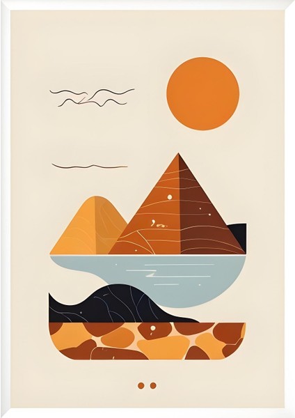 Matisse - Boho - Art Deco - Soyut - Doğa ( 3 Lü Çerçevesiz ) Poster - Afiş - Tablo KR2C00166/ modelleri