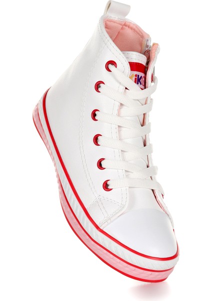 Pant Günlük Bağcıklı Fermuarlı Kız Çocuk Bot Ayakkabı