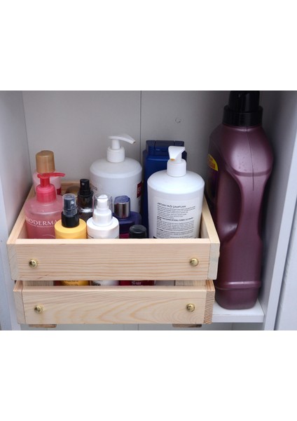 Masif Ahşap Çok Amaçlı Modüler Organizer