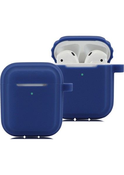 Airpods Için 1/2 (Safir) Için Kulaklık Yumuşak Silikon (Safir) Kılıf (Yurt Dışından)
