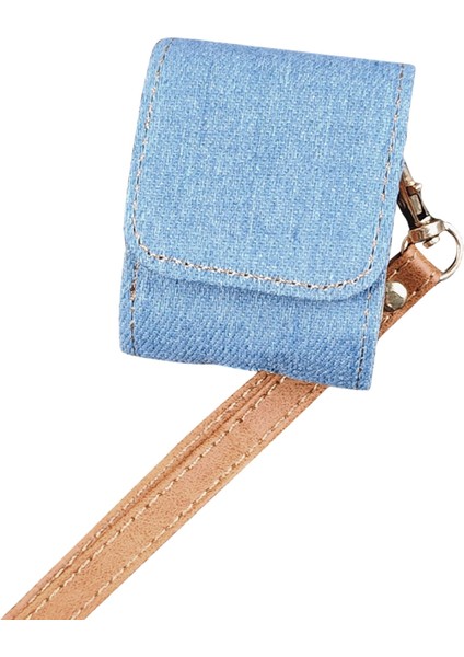 Airpods Için Kovboy Kumaş Kulaklık Koruyucu Çanta 1 / 2 Kılıf (Yurt Dışından)