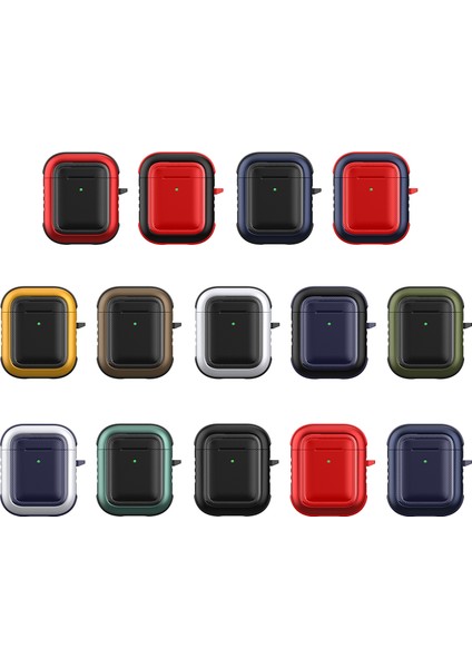 Airpods 1 / 2 Için Darbeye Dayanıklı Tpu + Pc Kılıf (Yurt Dışından) fiyatları