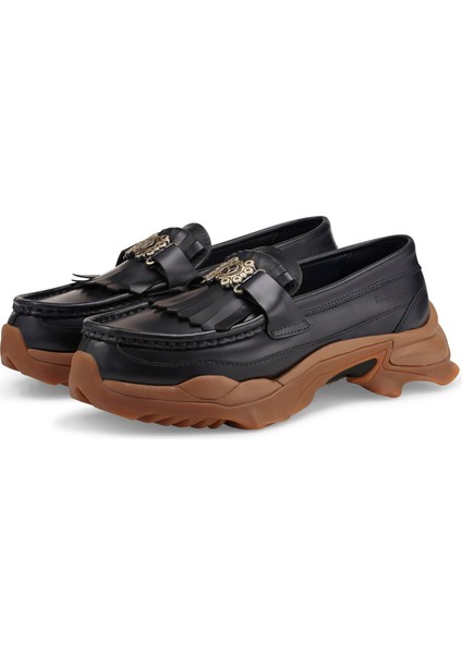 Nitefox Loafer Blk x Palomo Kadın Siyah Loafer 38844101