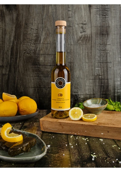 Dardanos Fine Foods Limonlu Naturel Sızma Zeytinyağı 250ml Hediyelik Kutusunda