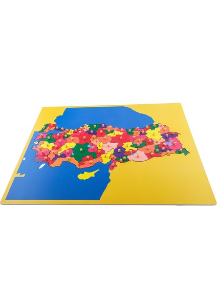 Montessori Türkiye İller Haritası Puzzle