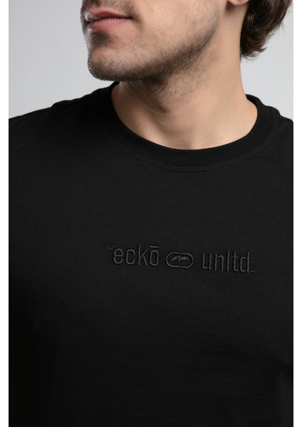 ECKO UNLTD Empıre Siyah Bisiklet Yaka Nakışlı Standard Fit Erkek Tshirt fiyatları