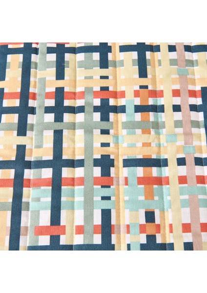 Soft Ela Tek Kişilik Yatak Örtüsü - Renkli - 160X230 cm