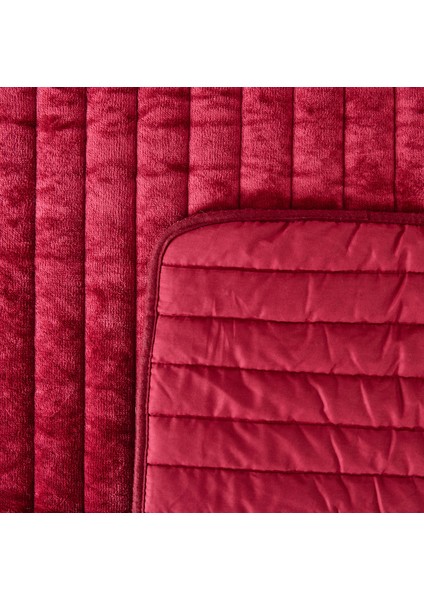 Soft Magro Çift Kişilik Yatak Örtüsü - Kırmızı - 200 x 230 cm