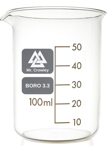 Cam Beher 100 ml Kısa Form Isıya Dayanıklı